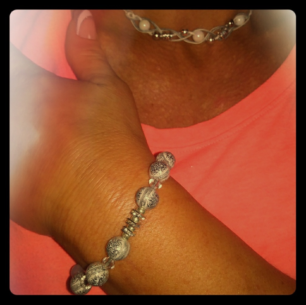 Bracelet And Necklace Set